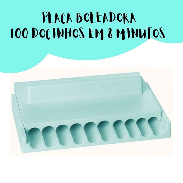 PLACA BOLEADORA DOCES  BRIGADEIRO AZUL CLARO PROMOÇÃO 10G 13G E 17G