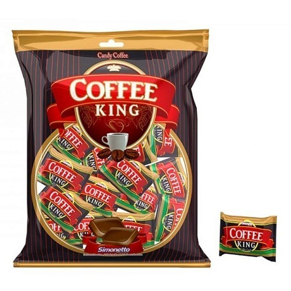 BALA SABOR CAFÉ COFFEE KING - 500GR - SIMONETTO