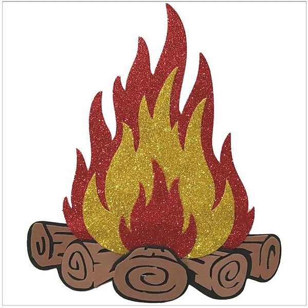 PAINEL FOGUIRA FESTA JUNINA 47X34CM- 1 UNIDADE - PIFFER