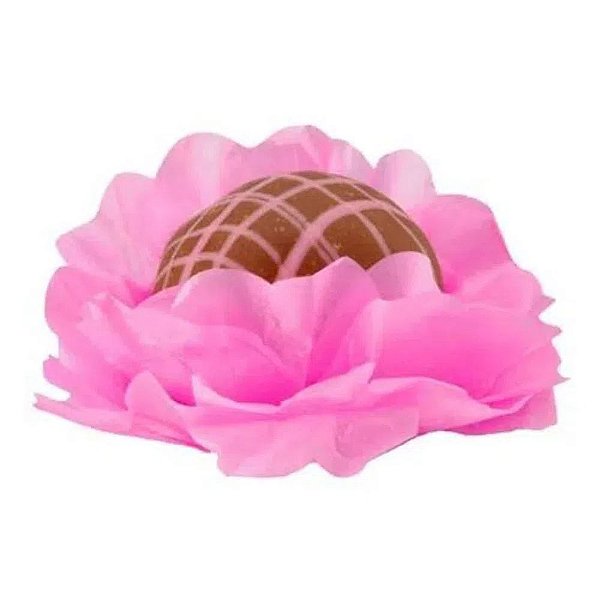 FORMINHA FLORAL ROSA ESCURO SEDA  -  40 UNIDADES - DECORART