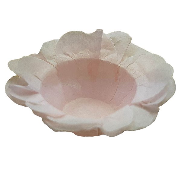 FORMINHA FLORAL ROSA CHÁ SEDA - 40 UNIDADES - DECORART