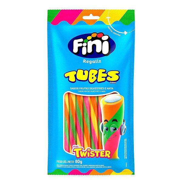 FINI TWISTER  FRUTAS SILVESTRES 80G - FINI