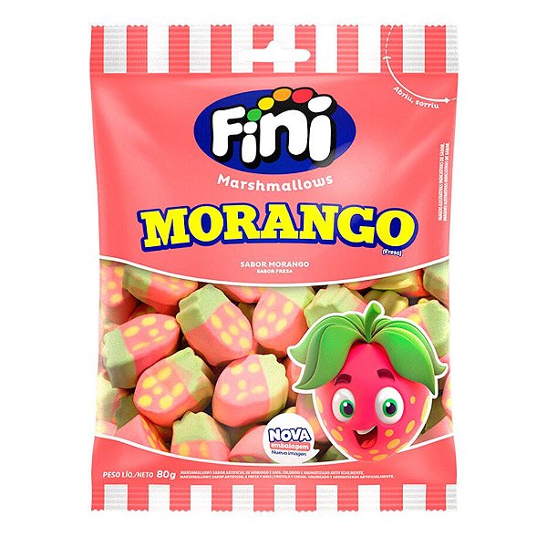 MARSHMALLOW MORANGO 80G - FINI