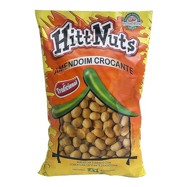 AMENDOIM CROCANTE HITT NUTS TRADICIONAL 500G