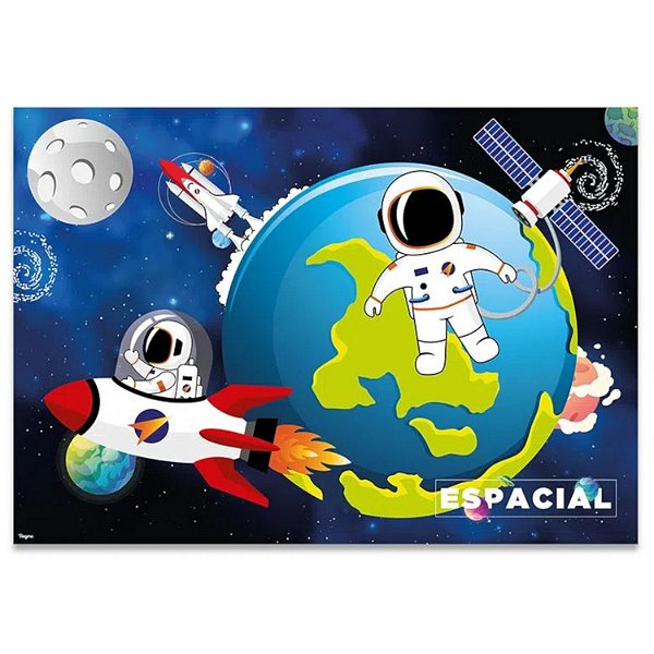 PAINEL GIGANTE 4 LÂMINAS FESTA ESPACIAL - REGINA FESTAS