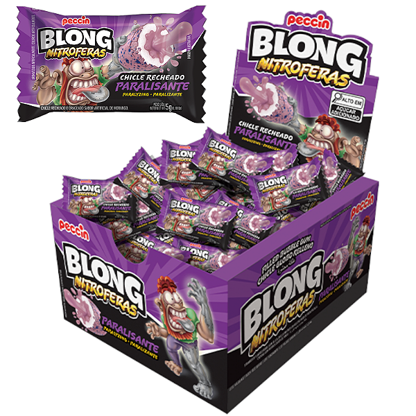 CHICLETE HALLOWEEN BLONG NITROFERAS PARALISANTE 200G PECCIN