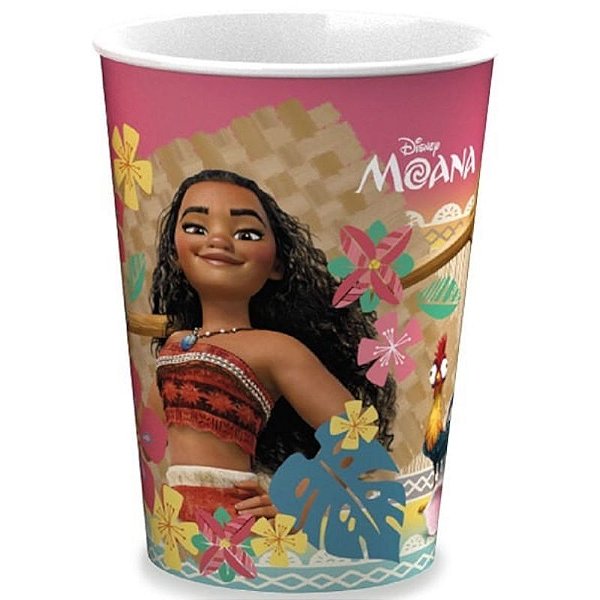 COPO DE PLÁSTICO FESTA MOANA  320ML - PLASÚTIL