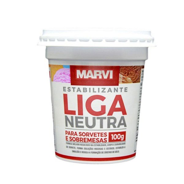 LIGA NEUTRA BASE MARVI 100GR SORVETES GELADINHO SACOLÉ CHUP-CHUP