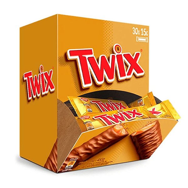 CHOCOLATE TWIX 450G - 30 UNIDADES - MARS