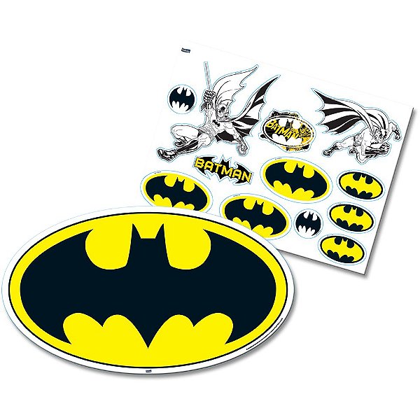 KIT DECORATIVO FESTA BATMAN GEEK - 12 ITENS - FESTCOLOR