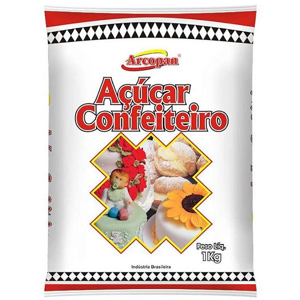 AÇÚCAR DE CONFEITEIRO - COM 1 KG - ARCOLOR