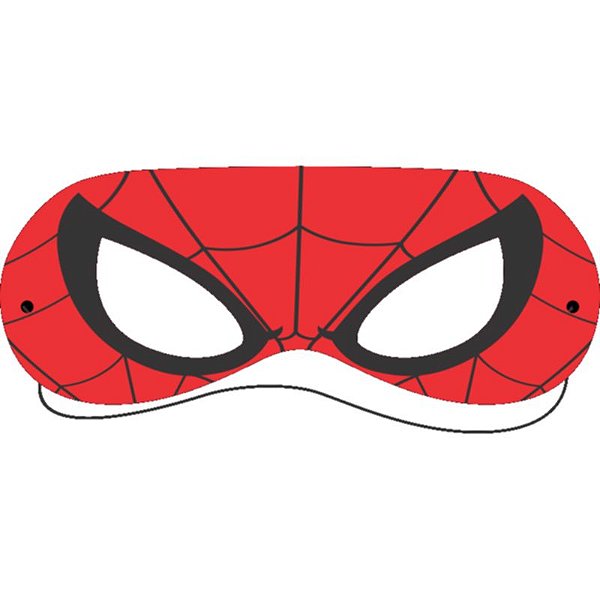 MÁSCARA DECORATIVA FESTA HOMEM ARANHA - 16 × 6 CM - CONTÉM 01 UNIDADE - REF.:332012 - PIFFER