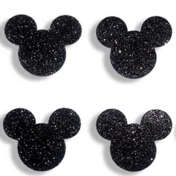 APLIQUE GLITTER MICKEY - COM 05 UNIDADES - PIFFER