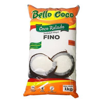 COCO RALADO FINO 1KG BELLO COCO