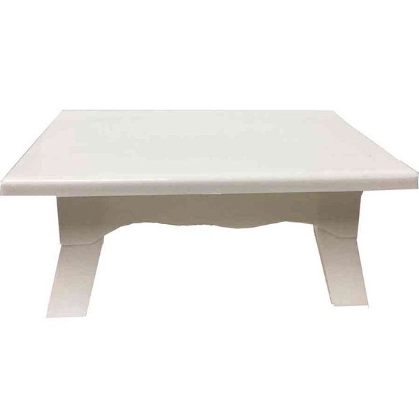 MINI MESA PARA DOCES - BRANCO - 19X13,5CM - CONTÉM 01 UNIDADE - SL PAREJA