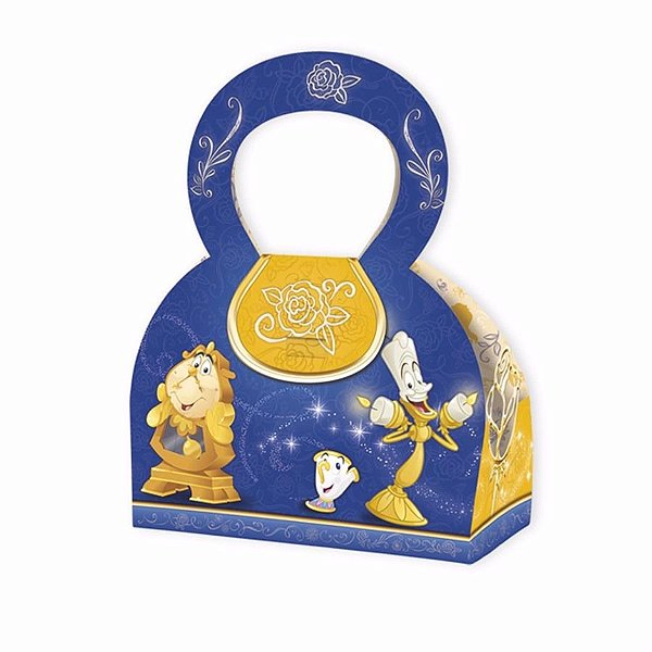 CAIXA SUPRESA BELA E A FERA 08 UNIDADES REGINA FESTAS