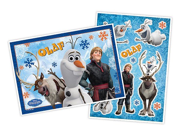 KIT PAINEL DECORATIVO OLAF FROZEN - REGINA FESTAS