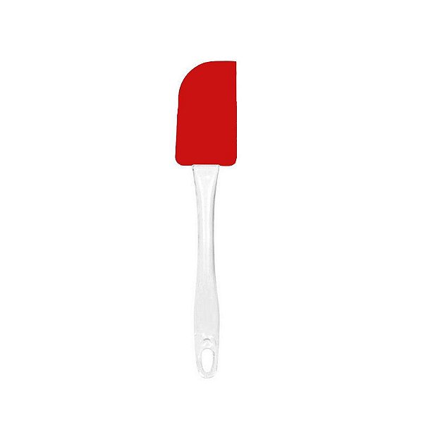 ESPÁTULA PÃO DURO SILICONE - VERMELHO - 27CM -  HM