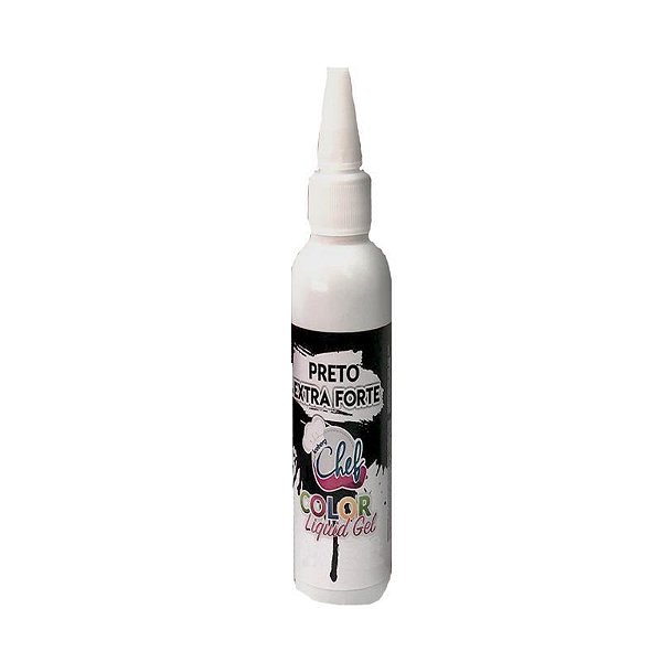 CORANTE LIQUID GEL PRETO EXTRA FORTE 60G - ICEBERG CHEF