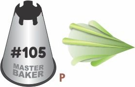 BICO DE CONFEITAR INOX ESPECIALIDADE #105 TAM P COD 2252 UN MASTER BAKER