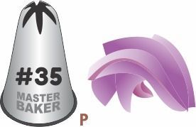 BICO DE CONFEITAR INOX PITANGA FECHADA #35 TAM P COD 2245 UN MASTER BAKER
