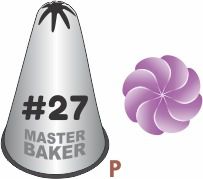 BICO DE CONFEITAR INOX PITANGA FECHADA #27 TAM P COD 2248 UN MASTER BAKER