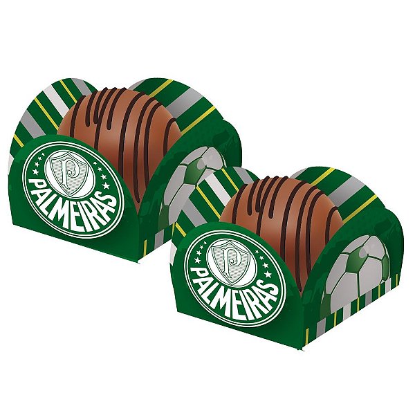 PORTA FORMINHA PARA DOCES FESTA PALMEIRAS - 2,5 X 4 X 4 CM- FESTCOLOR