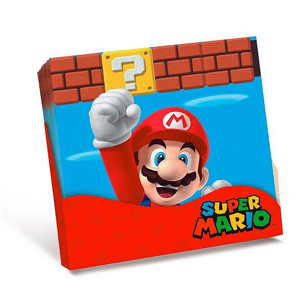 GUARDANAPOS DE PAPEL SUPER MARIO BROS 20 UNIDADES - CROMUS