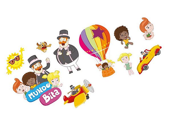 MINI ENFEITE PERSONAGEM FESTAS MUNDO BITA - 10 UNIDADES - REGINA FESTAS