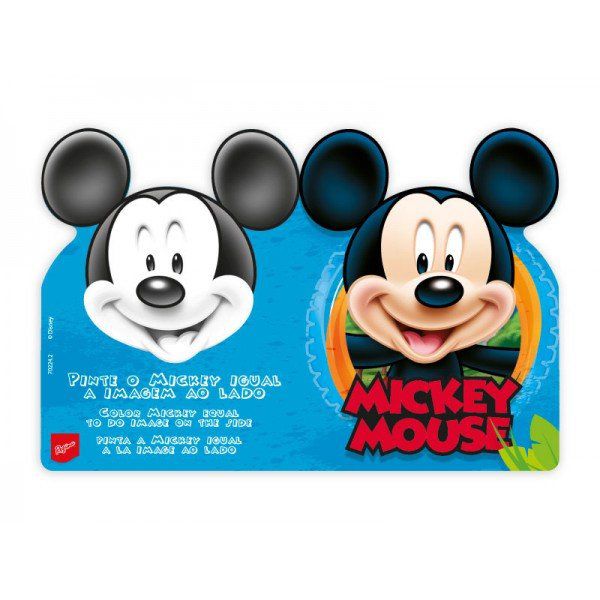 CONVITE  DE ANIVERSÁRIO FESTA MICKEY - 08 UNIDADES - REGINA FESTAS