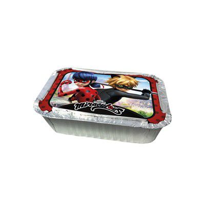 KIT MARMITINHA FESTA MIRACULOUS LADYBUG - 08 UNIDADES - REGINA FESTAS