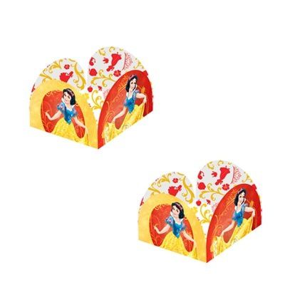PORTA FORMINHA PARA DOCES BRANCA DE NEVE NEW 50 UNIDADES - REGINA FESTAS