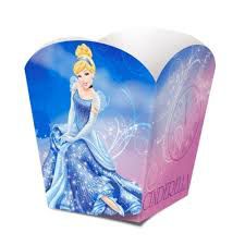 CACHEPOT PARA LEMBRANCINHA CINDERELA LUZ 08 UNIDADES - REGINA FESTAS