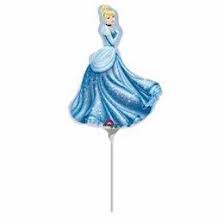 BALÃO METALIZADO MINISHAPE FESTA PRINCESA CINDERELA - REGINA FESTAS