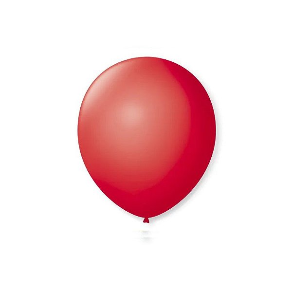 BALÃO DE FESTA LATEX 7'' 18CM - RUBI - 50 UNIDADES - SÃO ROQUE
