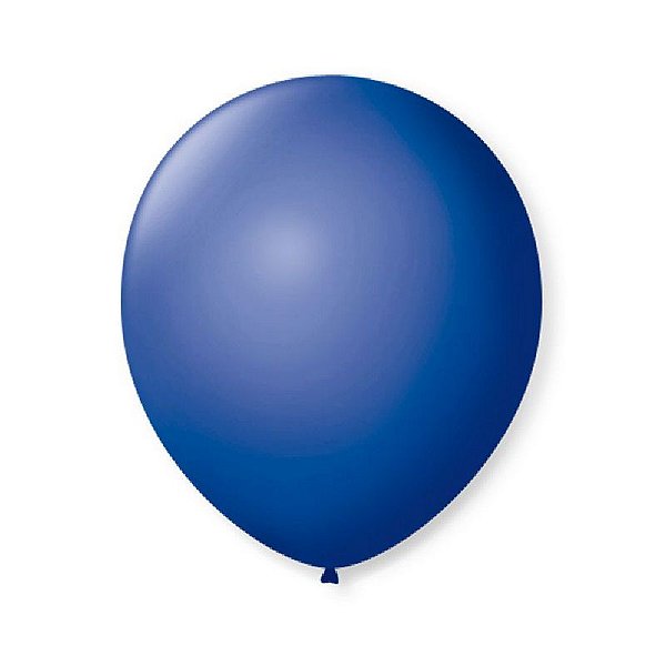 BALÃO DE FESTA LATEX 9'' 23CM - AZUL COBALTO - 50 UNIDADES - SÃO ROQUE