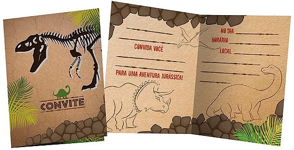 Guardanapos Temáticos Dinossauro - 40 Unidades Para Festa Infantil