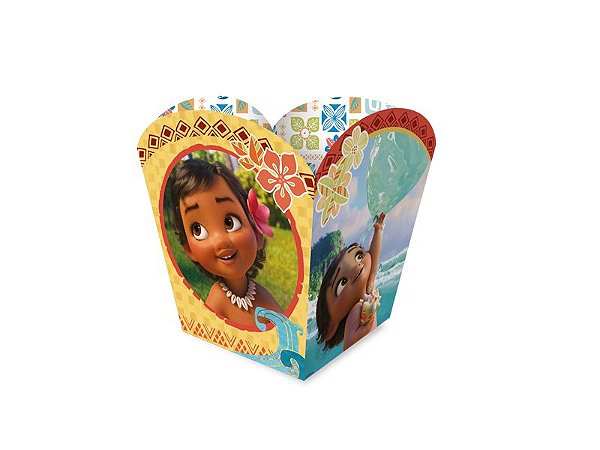 CACHEPOT PARA DOCES FESTA MOANA BABY 08 UNIDADES - REGINA FESTAS