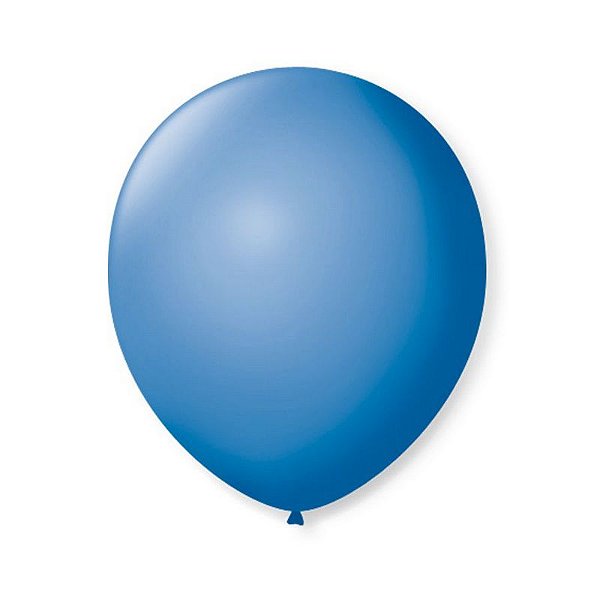 BALÃO DE FESTA LATEX 9'' 23CM - AZUL TURQUESA - 50 UNIDADES - SÃO ROQUE