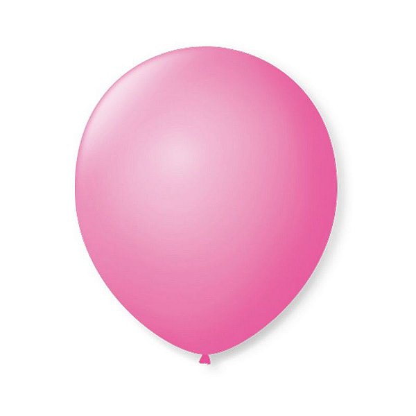 BALÃO DE FESTA LATEX 9'' 23CM - ROSA TUTTI FRUTTI - 50 UNIDADES - SÃO ROQUE