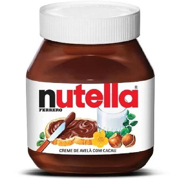 CREME DE AVELÃ COM CACAU FERRERO NUTELLA 650G