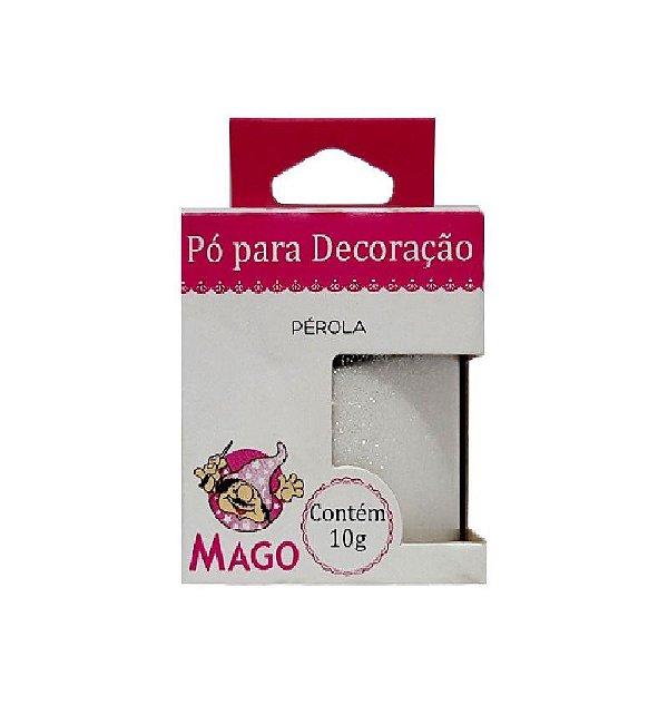 PÓ PARA DECORAÇÃO PÉROLA 10G - 01 UNIDADE - MAGO