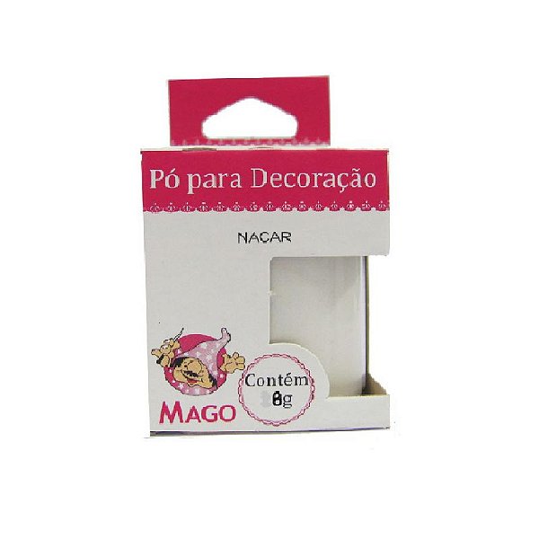 PÓ PARA DECORAÇÃO NACAR 8G  - 01 UNIDADE - MAGO