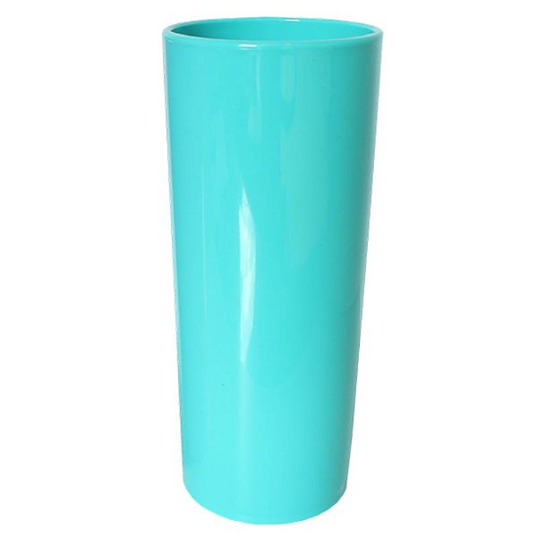 COPO LONG DRINK AZUL ESVERDEADO  FECHADO - 360 ML - 01 UNIDADE - DESCARFEST