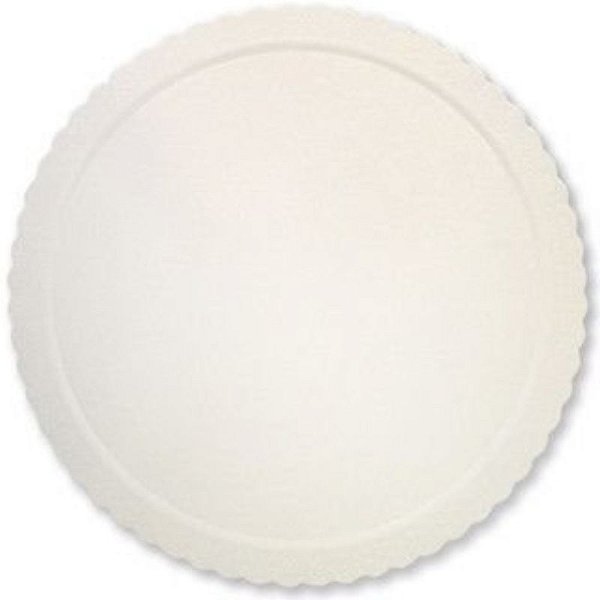 BASE PARA BOLO CAKE BOARD REDONDO BRANCO 24 CM - ULTRAFEST