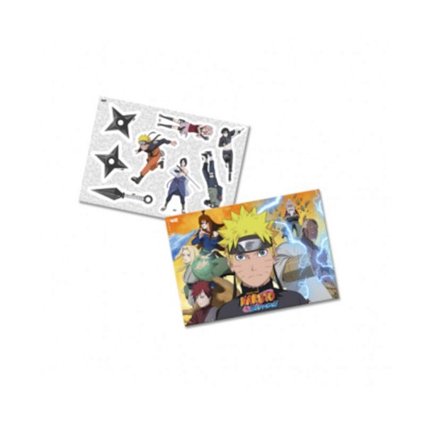 KIT DECORATIVO CARTONADO - FESTA NARUTO 64 X 45 CM - +08 PEÇAS DESTACÁVEIS  - FESTCOLOR