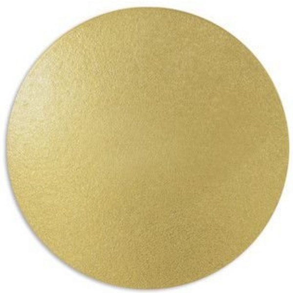 DISCO PARA BOLOS E TORTAS OURO 23 CM - COM 20 UNIDADES - ULTRAFEST