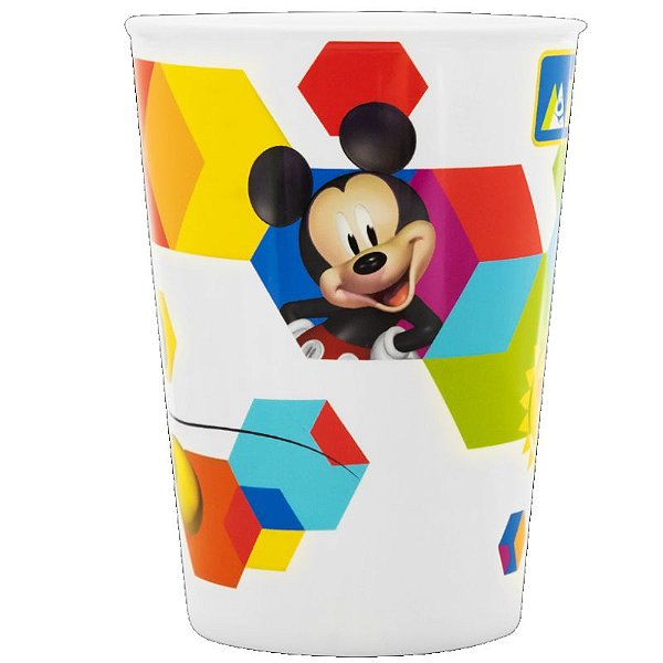 COPO DE PLÁSTICO DISNEY MICKEY 320ML - 1 UNIDADE - REF 8274- PLASÚTIL
