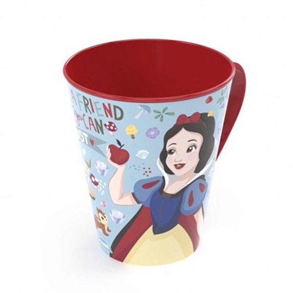 CANECA DE PLÁSTICO FESTA BRANCA DE NEVE 360ML - 1 UNIDADE -REF.: 11027 - PLASÚTIL