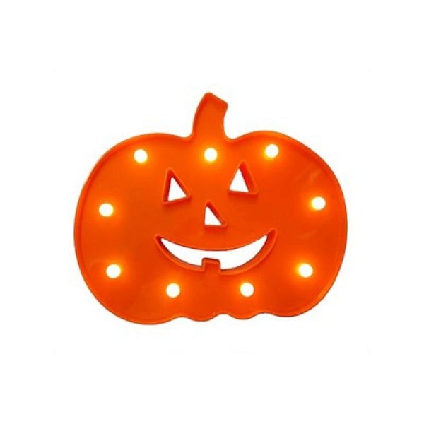 ENFEITE LUMINÁRIA LED ABÓBORA FESTA HALLOWEEN 20 CM - 01 UNIDADE - COMERCIAL WEI